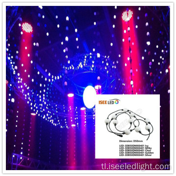 Hindi tinatagusan ng tubig 50mm 360degree Digital DMX LED Ball